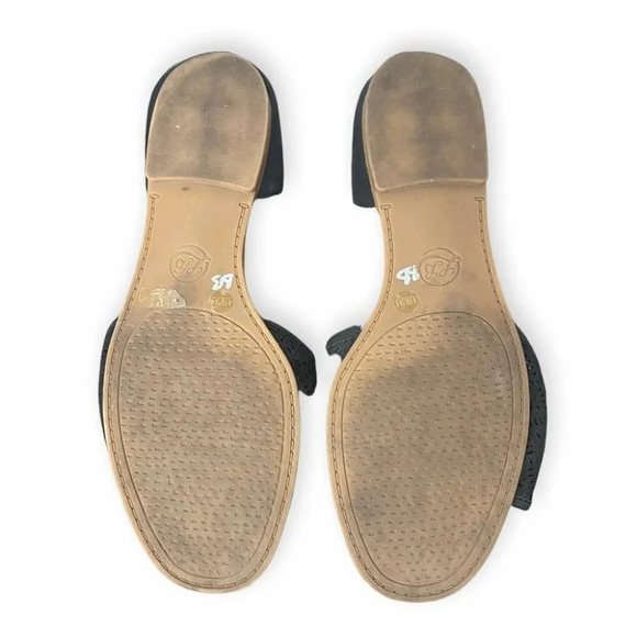 Lucky Brand Black  Leather Open Toe Sandals - Picture 6 of 7